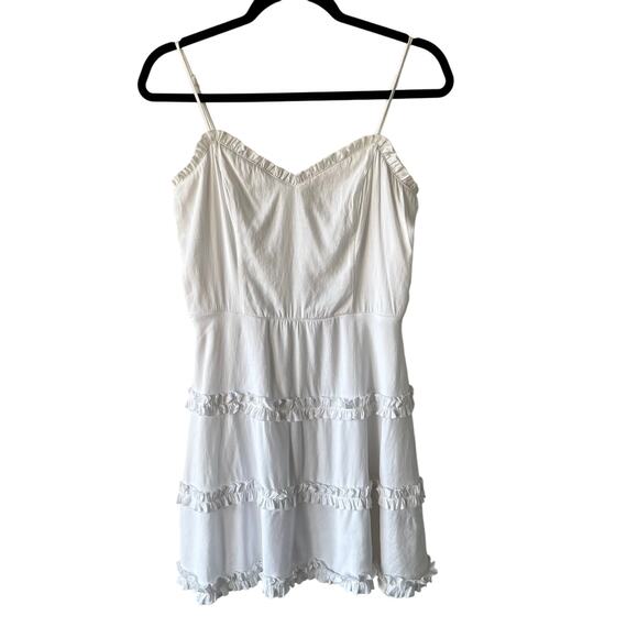 ALTARD STATE Raina White Fit n Flare Sundress Womens M Boho Beach Twee - Picture 2 of 8